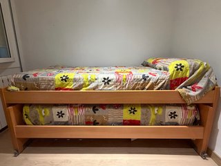 Estructura Cama Nido Doble Madera