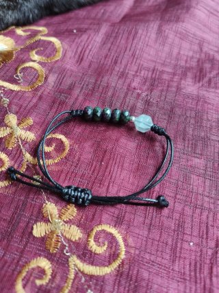Pulsera de Fluorita y Zoisita