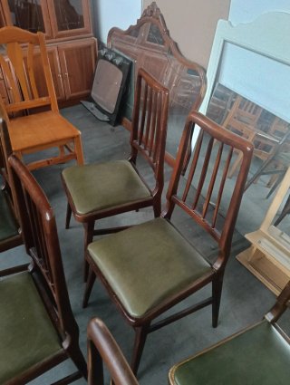 Set de 6 Sillas de Madera