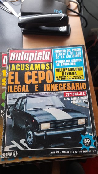 Revista Autopista año 1977