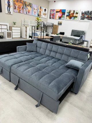 Nuevo sofa cama 3 plazas con chaislongue en OFERTA