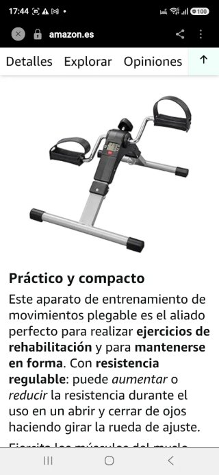 Mini Bicicleta Estática Nueva Embalada