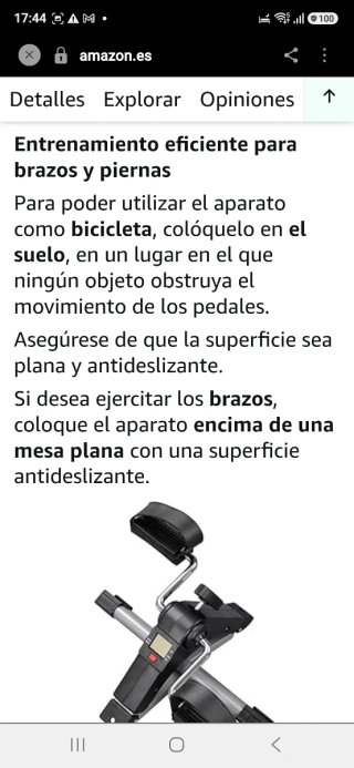 Mini Bicicleta Estática Nueva Embalada