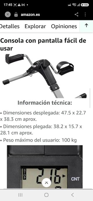 Mini Bicicleta Estática Nueva Embalada