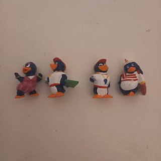 Set di 4 Sorpresine Kinder Pinguì
