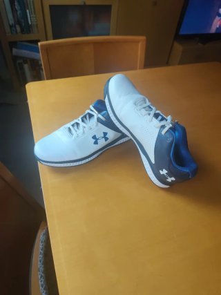 Zapatos de Golf Under Armour Blanco y Azul