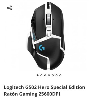 Ratón Gaming Logitech G502 Hero Special Edition