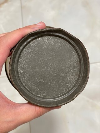 Cubo de Hojalata Antiguo