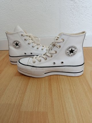 Zapatillas Converse Plataforma Blancas Talla 35