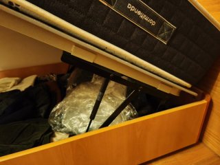 Base Cama 90x190 con Almacenaje. Regalo colchón