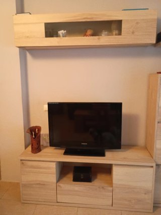 Conjunto Muebles Salón Madera Clara
