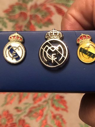 Set de 3 Insignias del Real Madrid