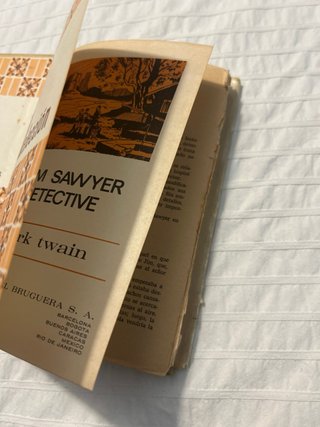 Libro antiguo Ton sawyer  detective