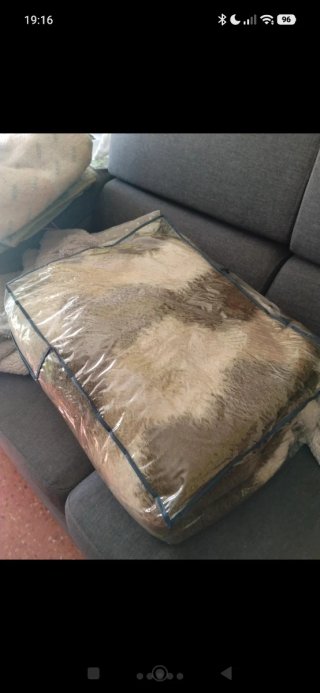 Manta de Cama Matrimonio con Pelo