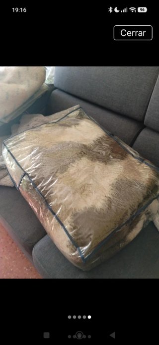 Manta de Cama Matrimonio con Pelo