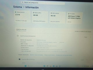 Portátil HP Ryzen 7 Blanco