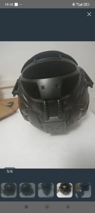 Casco táctico completo para Airsoft
