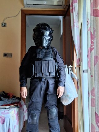 Casco táctico completo para Airsoft