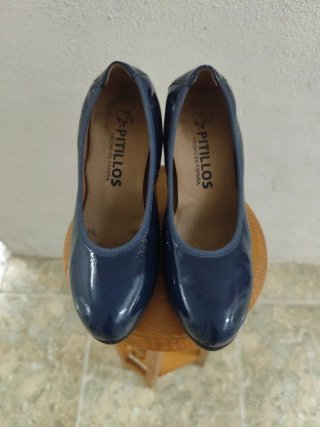 Zapatos Pitillos azules