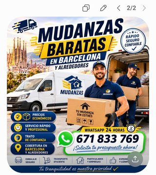 Servicio de Mudanzas en Barcelona