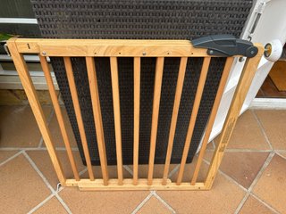 Barrera seguridad madera infantil