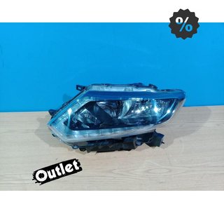 EV FARO IZQ PARA NISSAN XTRAIL 14-18 LED FONDO NEGRO R014358