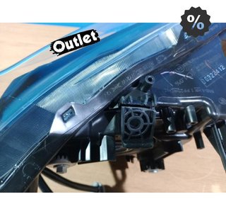 EV FARO IZQ PARA NISSAN XTRAIL 14-18 LED FONDO NEGRO R014358