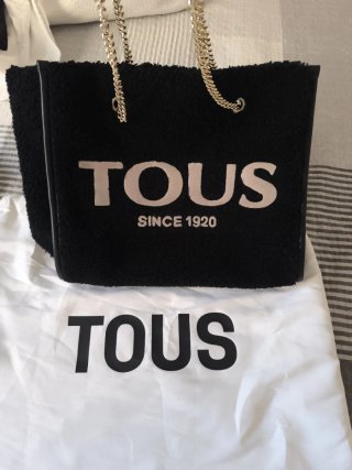 Bolso Tous de Borreguillo Negro