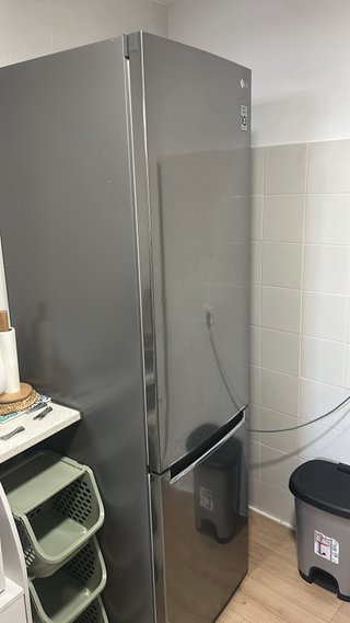 Nevera Frigorífico Combi LG GBP62PZNAC Acero