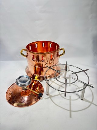 Hornillo de Gas Agnelli Flambeau de Cobre