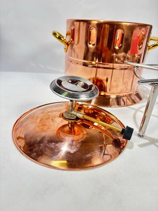 Hornillo de Gas Agnelli Flambeau de Cobre