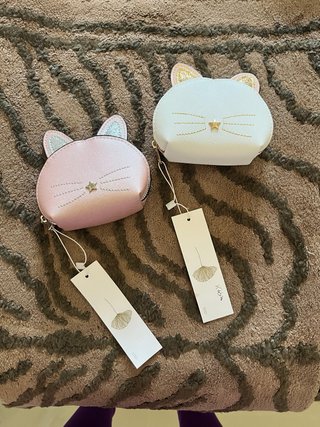 2 Portamonete a forma di gatto