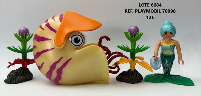 Lote 6684 Playmobil Ref. 70098 Sirena con nautilus