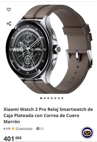 Xiaomi Watch 2 Pro Correa Cuero Marrón