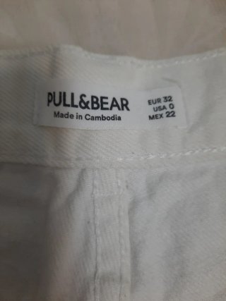 Shorts blancos niña