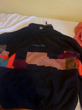 Sudadera Grimey Negra Multicolor