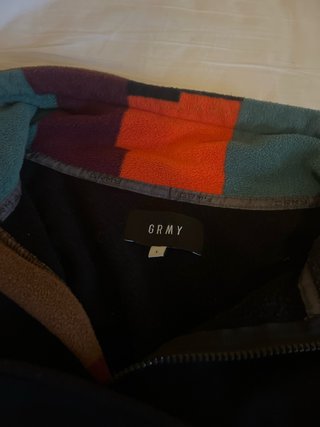 Sudadera Grimey Negra Multicolor