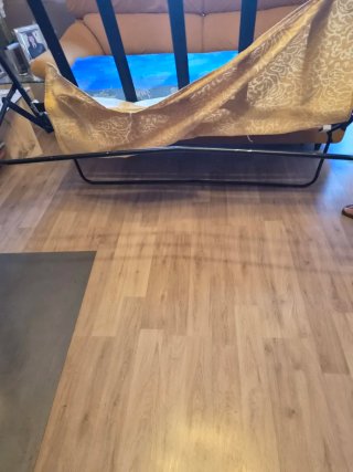 Sofá Cama de Tela Amarillo