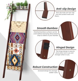 Escalera Decorativa BAMBANG Madera Marrón