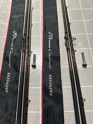 Pareja de Cañas Daiwa Caster Prime 33 Híbridas