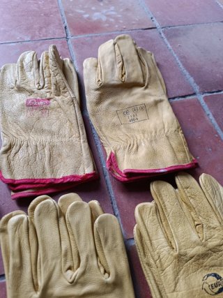 6 Pares de Guantes de Trabajo Talla 9