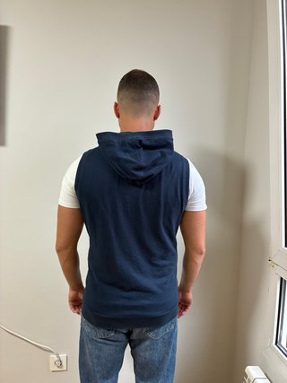 Sudadera sin mangas con cremallera