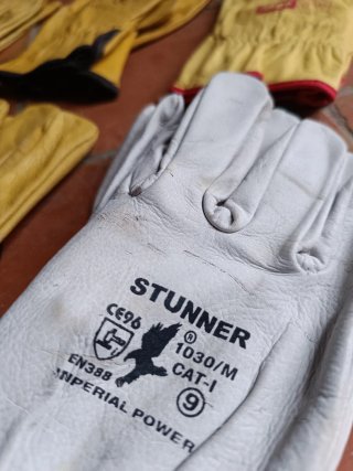 6 Pares de Guantes de Trabajo Talla 9