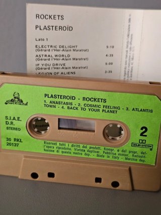 Rockets – Plasteroïd K7 Musicassetta Rockland 1979