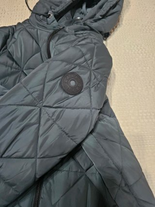 Plumífero Bimba y Lola verde nuevo sin etiqueta