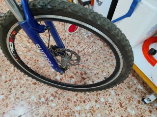Bicicleta Trek Blanca y Azul