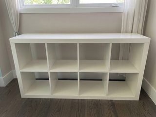 Estantería Blanca de 8 Huecos