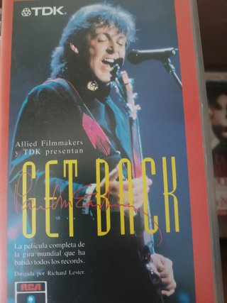 VHS Get Back - Paul McCartney