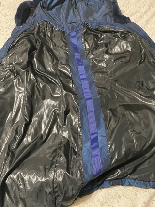 Piumino da donna blu