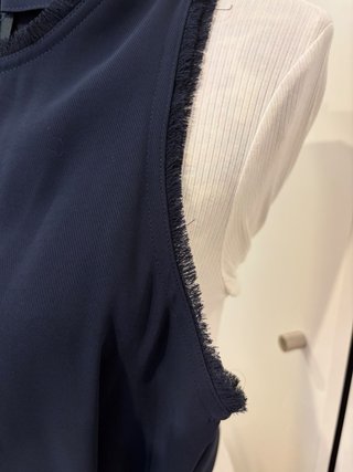 Mono largo azul marino Mango